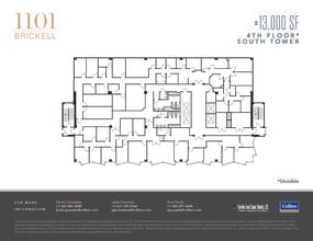 1101 Brickell Ave, Miami, FL à louer Plan d’étage– Image 2 sur 2