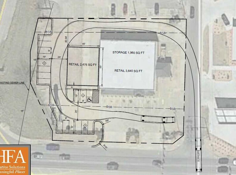 4828 W Sunset Ave, Springdale, AR à louer - Plan de site – Image 2 sur 3