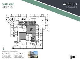 14701 St. Marys Ln, Houston, TX à louer Plan d’étage– Image 1 sur 1