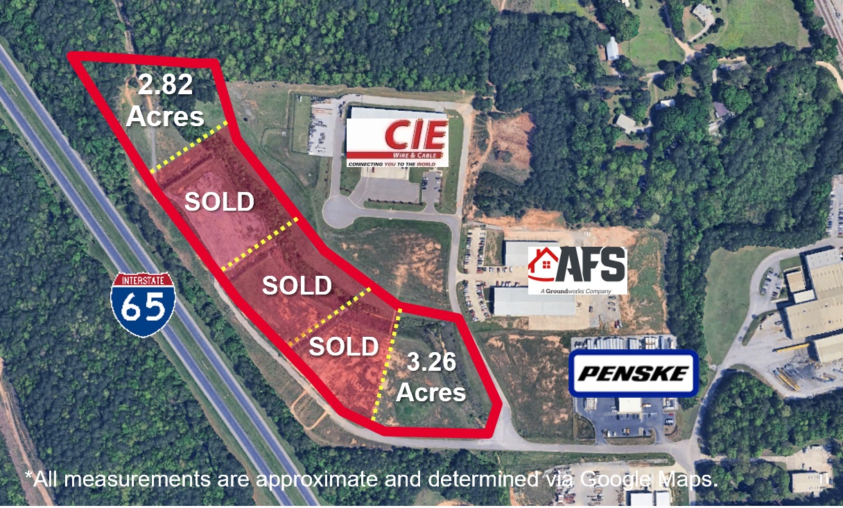 Interstate Commerce Park, Alabaster, AL à vendre Plan de site– Image 1 sur 2