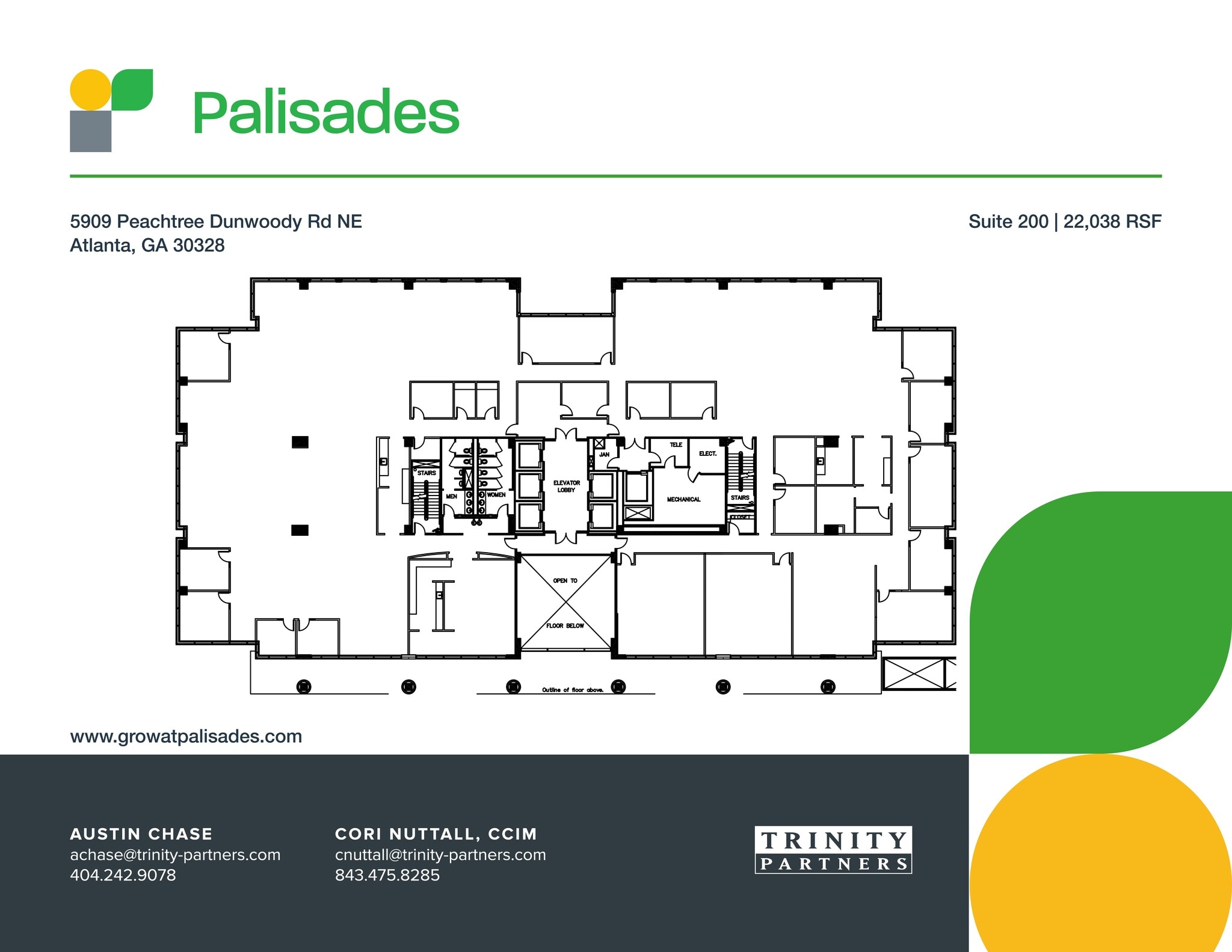 5901 Peachtree Dunwoody Rd NE, Atlanta, GA à louer Plan de site– Image 1 sur 1
