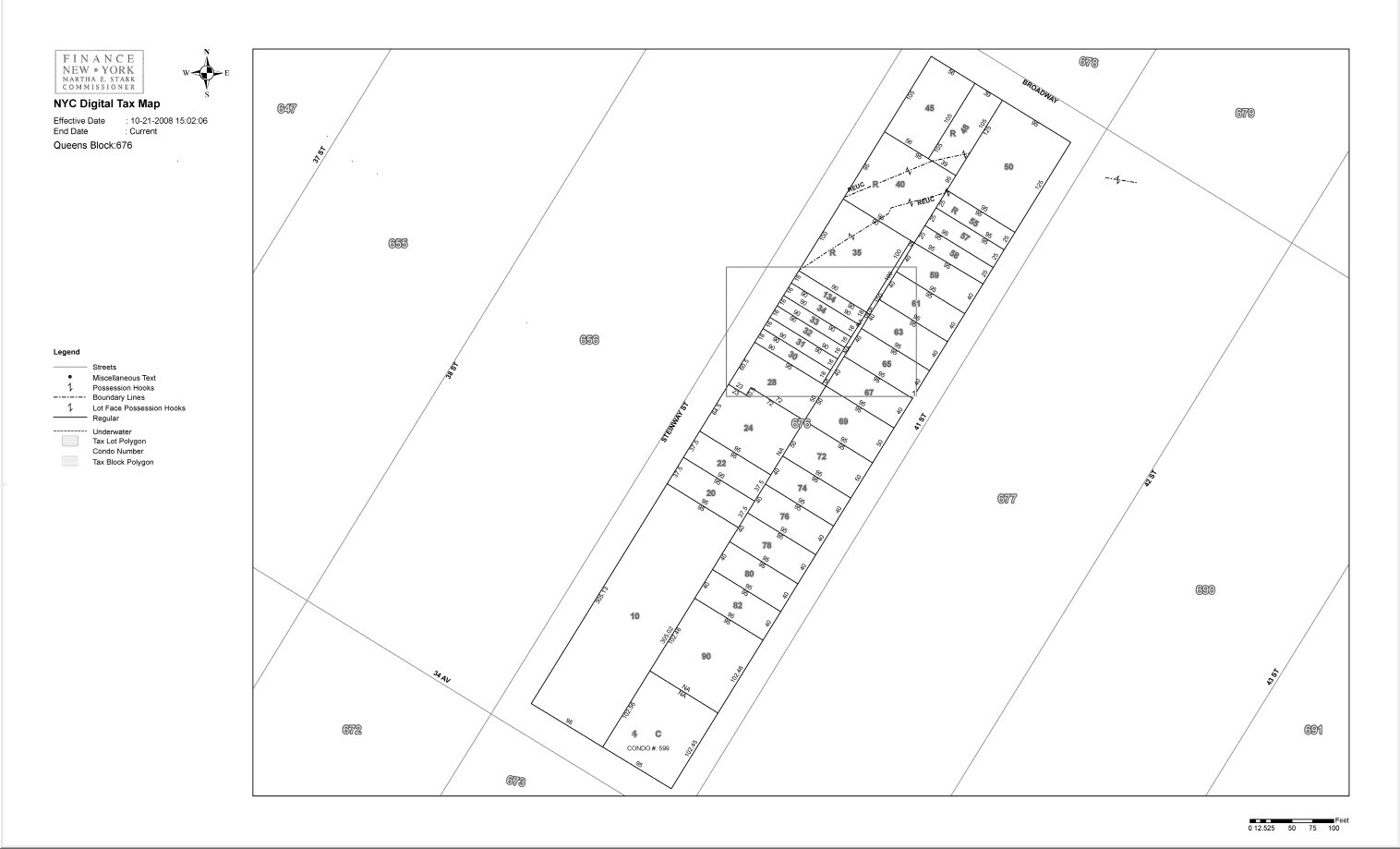 3235 Steinway St, Astoria, NY à vendre Plan cadastral– Image 1 sur 2
