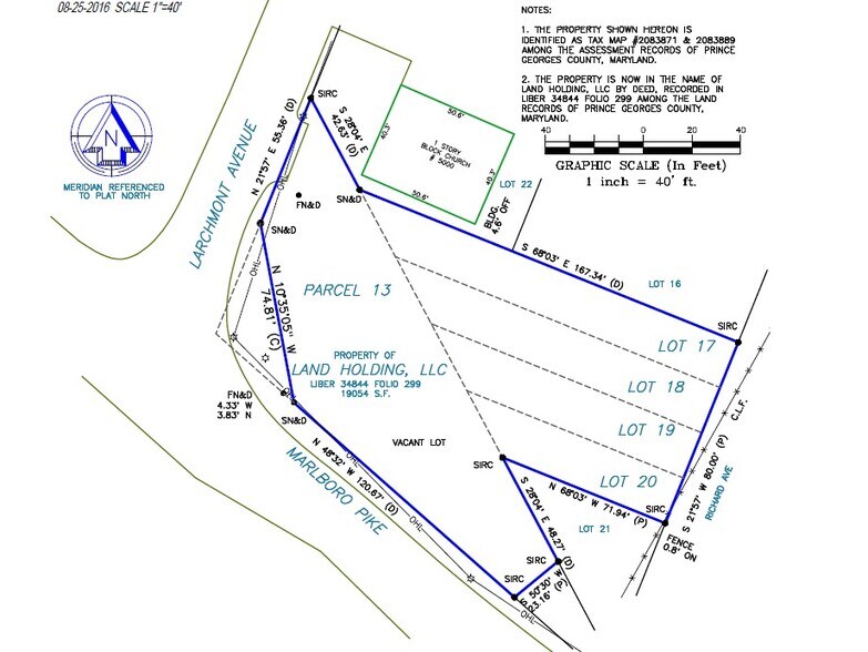 5000 Marlboro Pike, Capitol Heights, MD à louer - Plan cadastral – Image 2 sur 8
