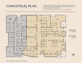 895 S Dobson Rd, Chandler, AZ à louer Plan d’étage– Image 2 sur 2