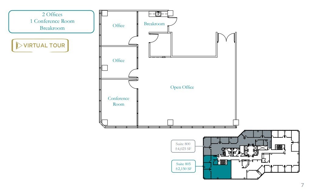 1 Almaden Blvd, San Jose, CA à louer Plan d’étage– Image 1 sur 1