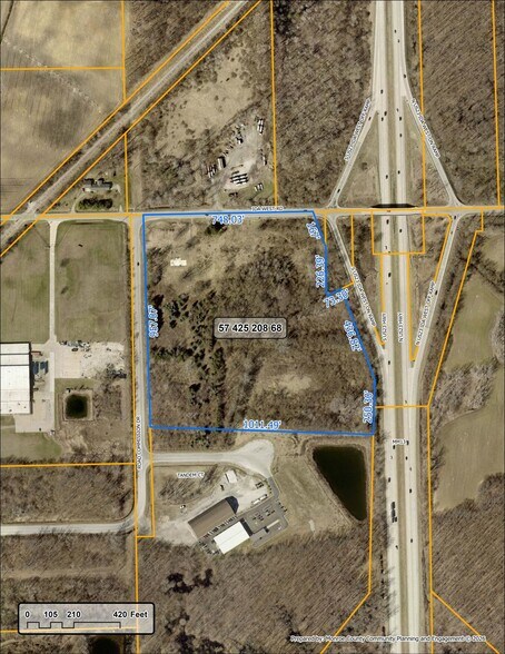 15565 Ida West Rd, Petersburg, MI à vendre - Plan cadastral – Image 2 sur 2