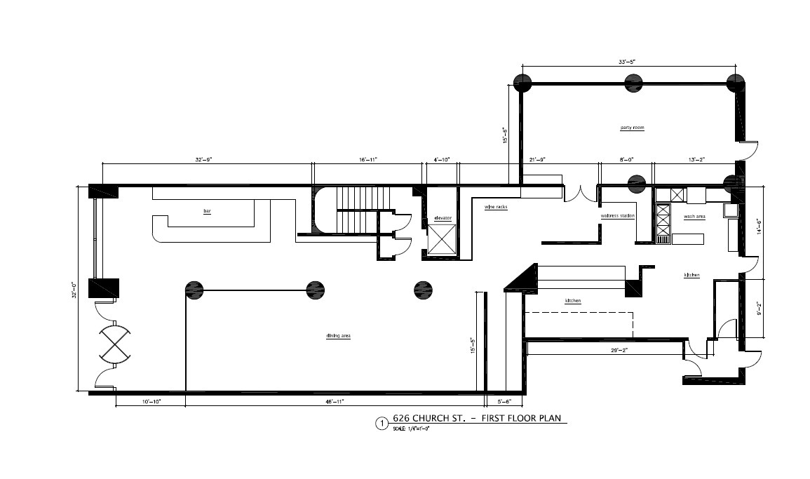 636 Church St, Evanston, IL à louer Plan d’étage– Image 1 sur 1