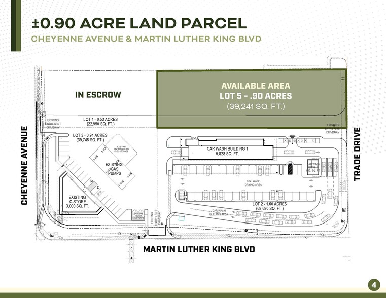 1403 W Cheyenne Ave, North Las Vegas, NV à vendre - Plan de site – Image 2 sur 4