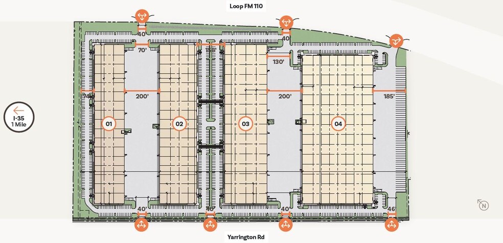 14031 FM 110, Kyle, TX à louer - Plan de site – Image 2 sur 2