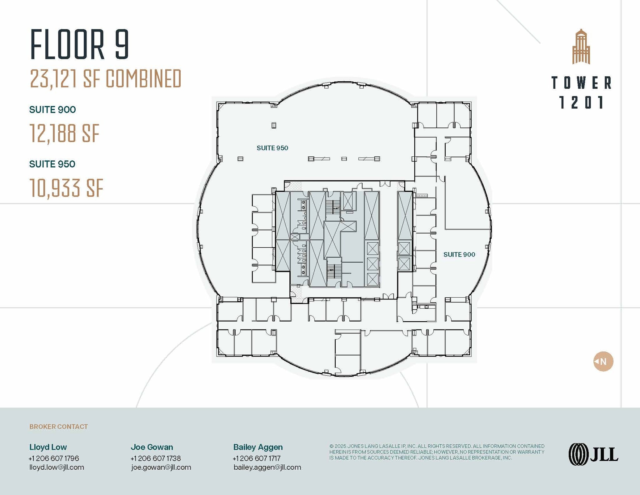 1201 3rd Ave, Seattle, WA à louer Plan d’étage– Image 1 sur 1