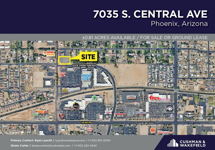 7035 S Central Ave, Phoenix, AZ à louer - Photo de l’immeuble – Image 1 sur 1