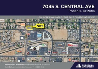 Plus de détails pour 7035 S Central Ave, Phoenix, AZ - Terrain à louer