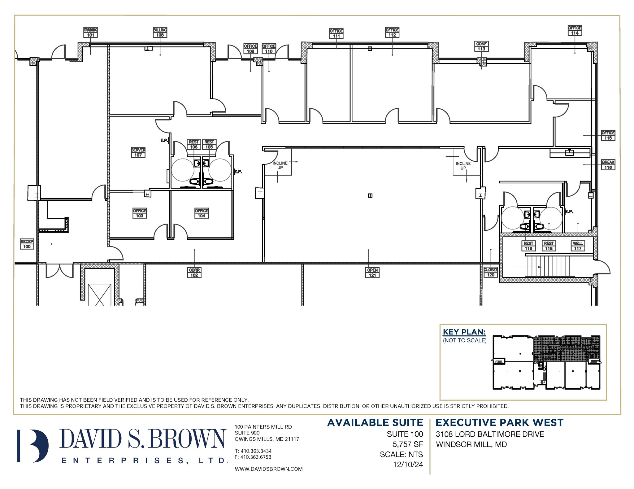 3100 Lord Baltimore Dr, Windsor Mill, MD à louer Plan d’étage– Image 1 sur 1