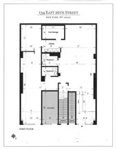 134-136 E 26th St, New York, NY à louer Plan de site– Image 2 sur 2