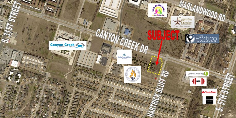 707 Canyon Creek Dr, Temple, TX à vendre Aérien– Image 1 sur 3