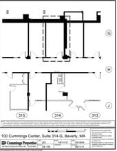 100 Cummings Ctr, Beverly, MA à louer Plan d’étage– Image 1 sur 1