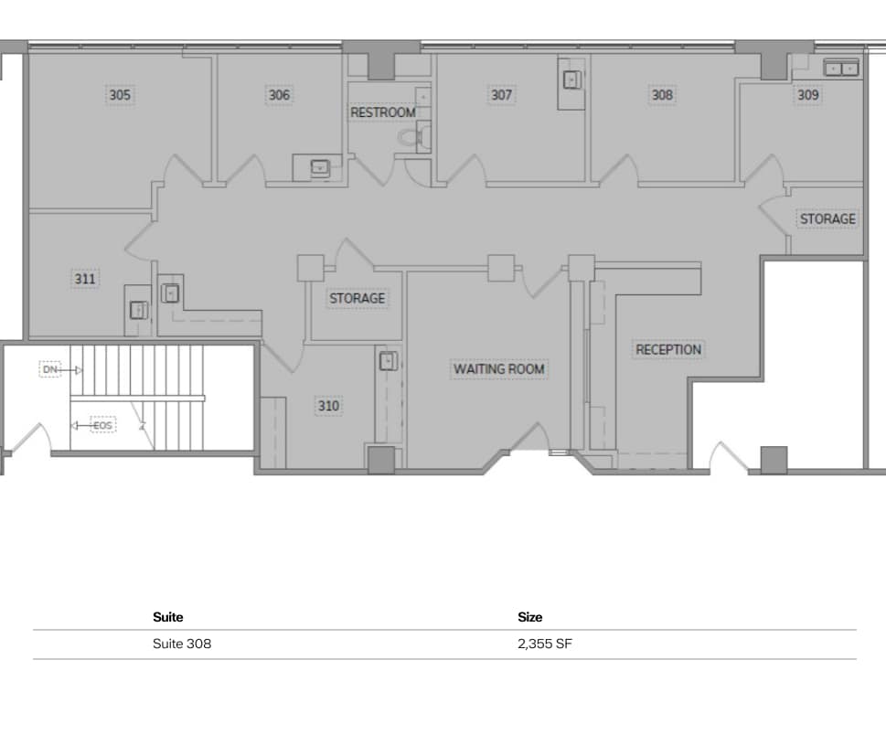 9 Medical Pky, Farmers Branch, TX à louer Plan d’étage– Image 1 sur 1
