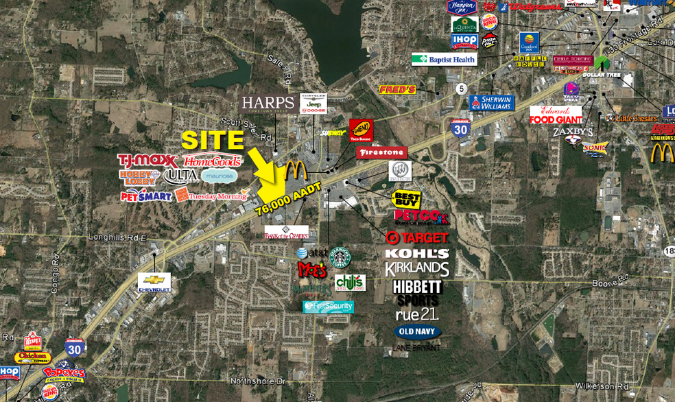20380 I-30 Frontage Rd, Benton, AR à louer - Aérien – Image 2 sur 3