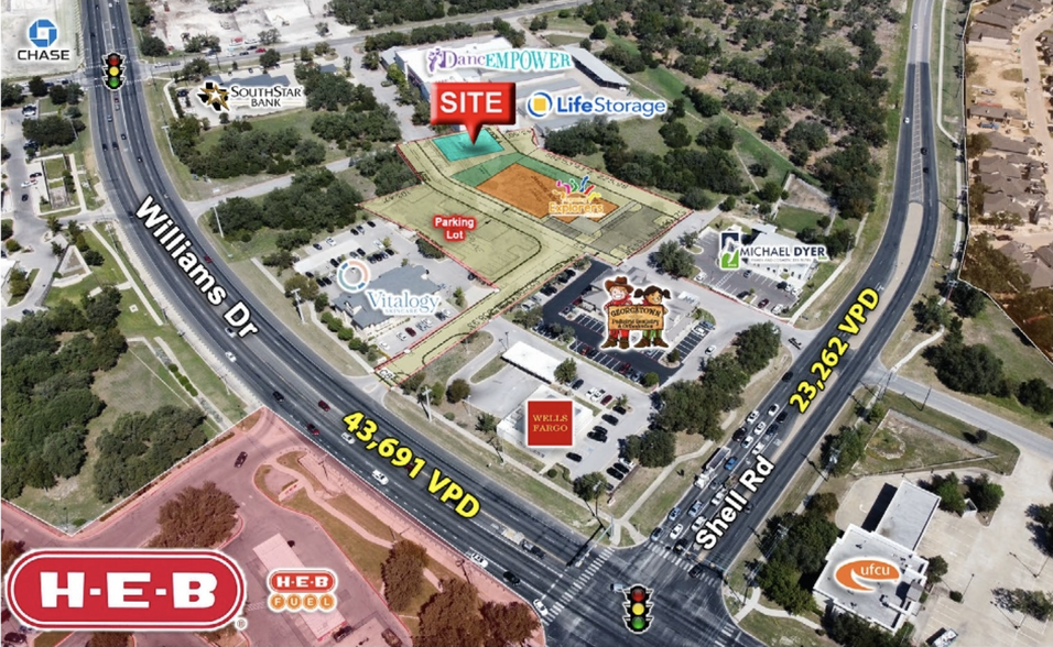 4509 Williams Dr, Georgetown, TX à louer - Photo de l’immeuble – Image 3 sur 4