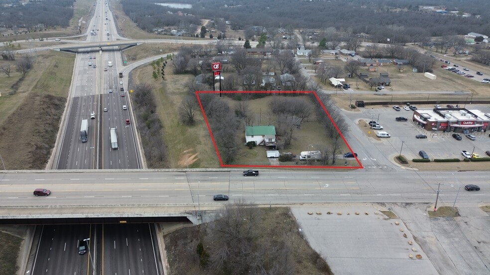 1124 9th st, Sapulpa, OK à vendre - Aérien – Image 1 sur 2