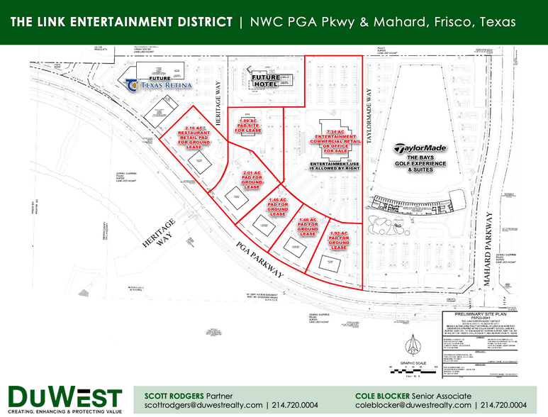 NWC PGA Pkwy & Mahard, Frisco, TX à vendre - Photo de l’immeuble – Image 2 sur 4