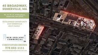 Plus de détails pour 45 Broadway, Somerville, MA - Terrain à vendre