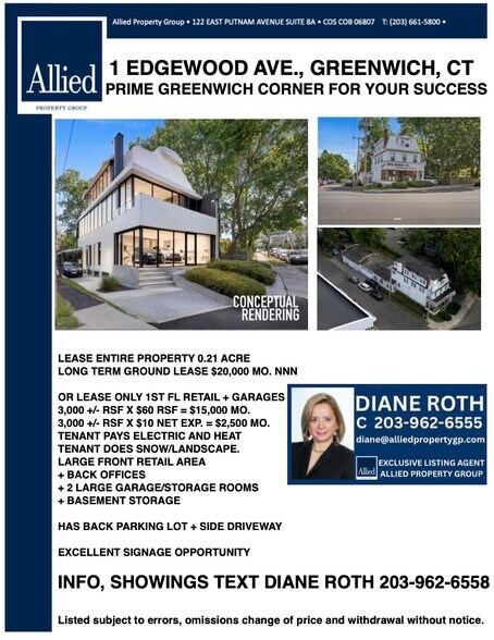 1 Edgewood Ave, Greenwich, CT à louer - Photo de l’immeuble – Image 3 sur 14