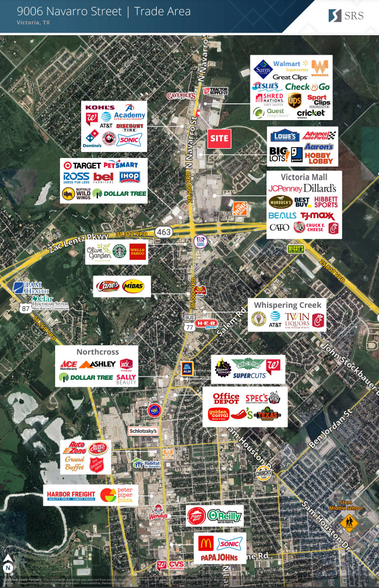 9006 N Navarro St, Victoria, TX à louer - Aérien – Image 2 sur 2