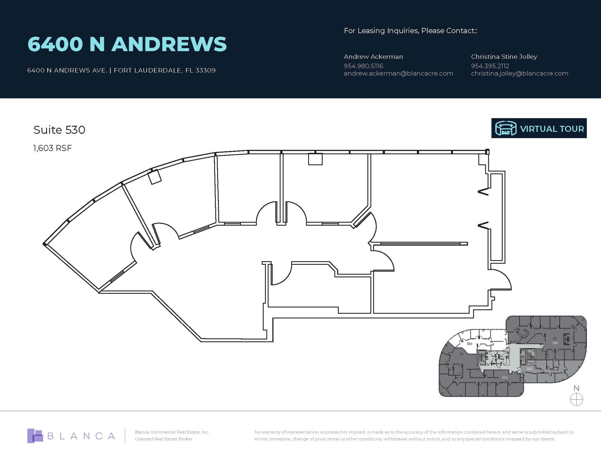 6400 N Andrews Ave, Fort Lauderdale, FL à louer Plan de site– Image 1 sur 1