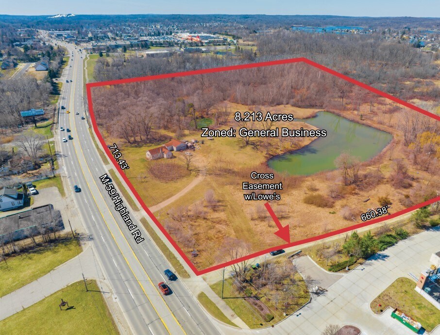 M-59 Hwy, White Lake Township, MI à vendre Photo de l’immeuble– Image 1 sur 2