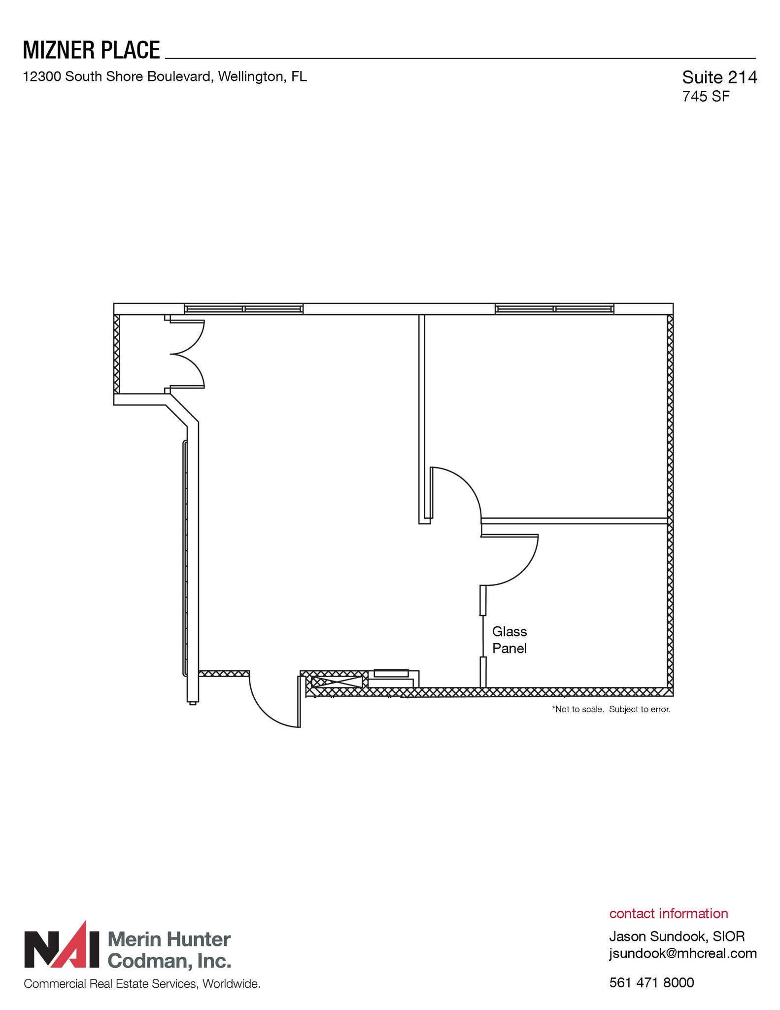 12300 S Shore Blvd, Wellington, FL à louer Plan d’étage– Image 1 sur 4
