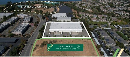 200 Linus Pauling Dr, Hercules, CA - Vue aérienne vue de carte - Image1