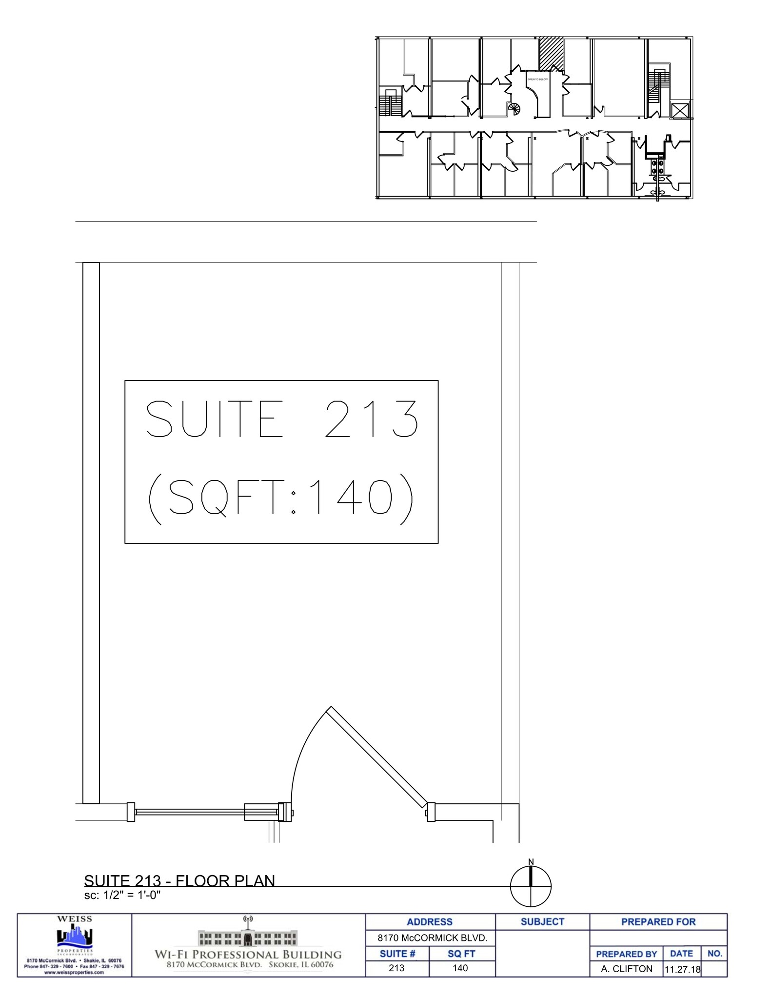 8100-8180 N McCormick Blvd, Skokie, IL à louer Plan de site– Image 1 sur 1