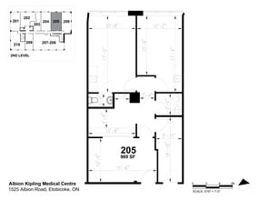 1525 Albion Rd, Toronto, ON à louer Plan de site– Image 1 sur 1