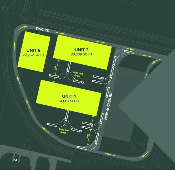 Zinc Rd, Avonmouth à louer - Plan de site – Image 2 sur 2