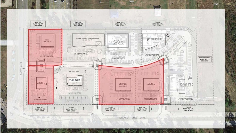 10060 Research Forest Dr, The Woodlands, TX à louer - Plan de site – Image 2 sur 2