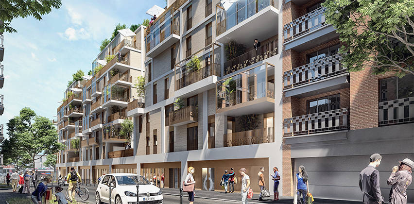 2-16 Rue Paul Bert, Courbevoie à louer Photo de l’immeuble– Image 1 sur 3