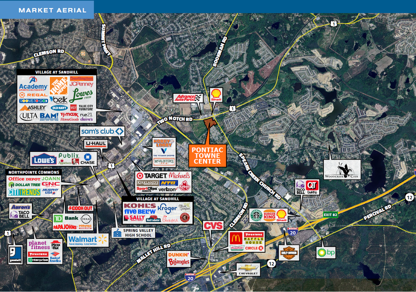 10526 Two Notch Rd, Elgin, SC à louer - Photo de l’immeuble – Image 2 sur 3
