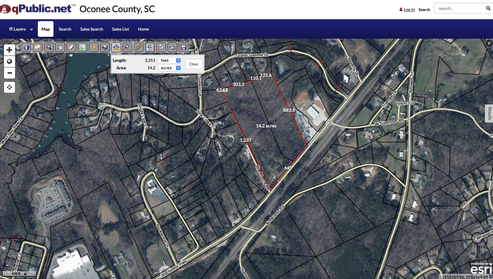319 Rochester Hwy, Seneca, SC à vendre - Plan de site – Image 1 sur 27