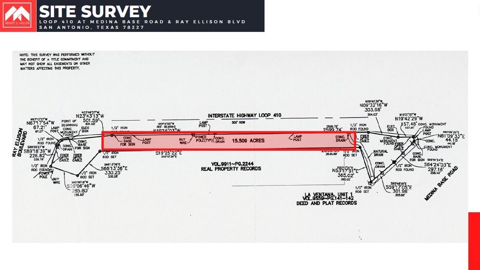 SW Loop 410, San Antonio, TX à vendre - Plan de site – Image 2 sur 2