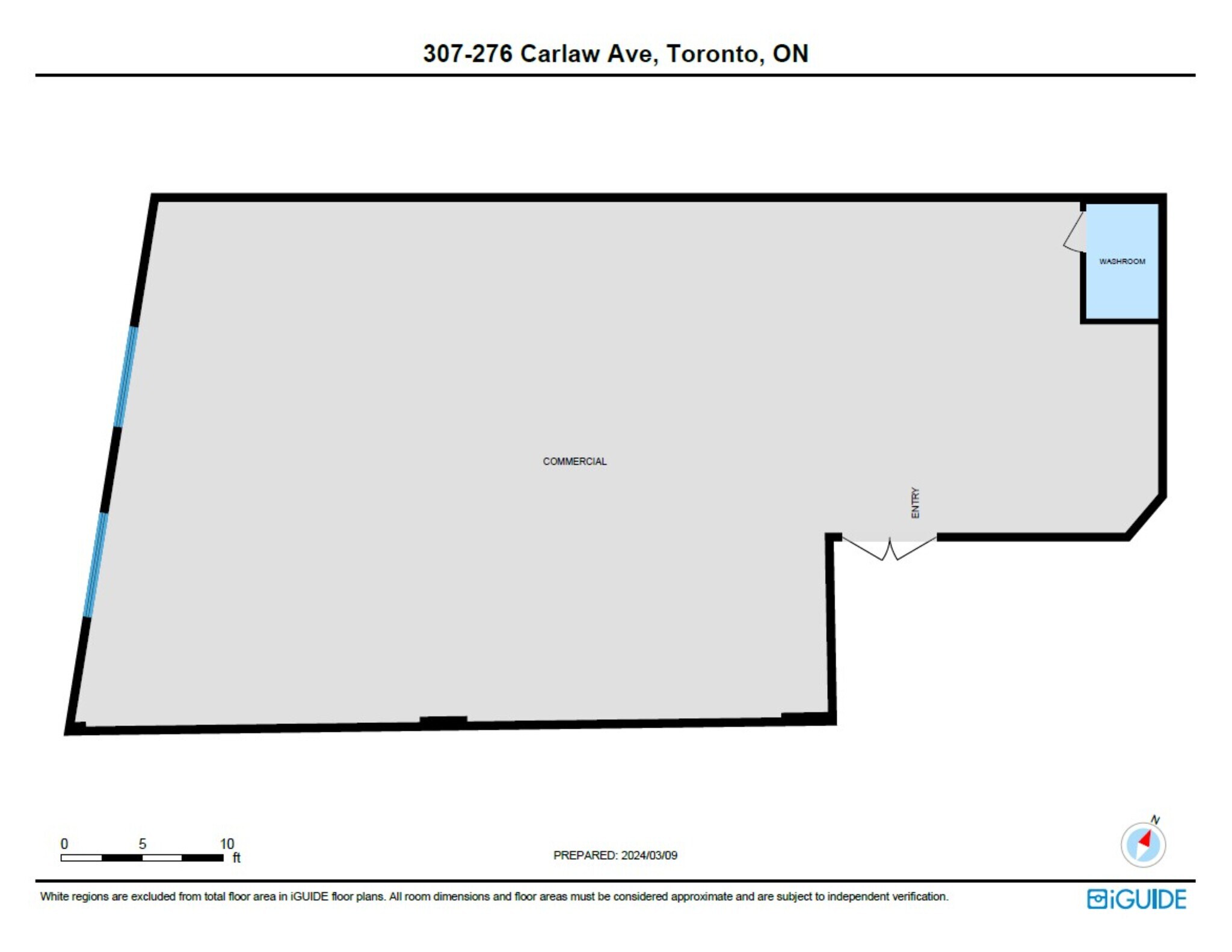 276 Carlaw Av, Toronto, ON à louer Plan de site– Image 1 sur 11