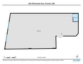 276 Carlaw Av, Toronto, ON à louer Plan de site– Image 1 sur 11