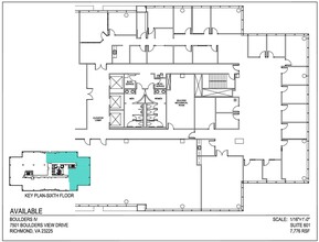 7501 Boulder View Dr, North Chesterfield, VA à louer Plan d’étage– Image 1 sur 1