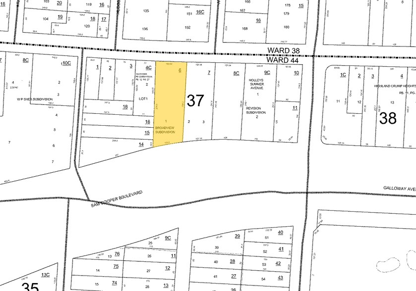 3237 Summer Ave, Memphis, TN à louer - Plan cadastral – Image 2 sur 14