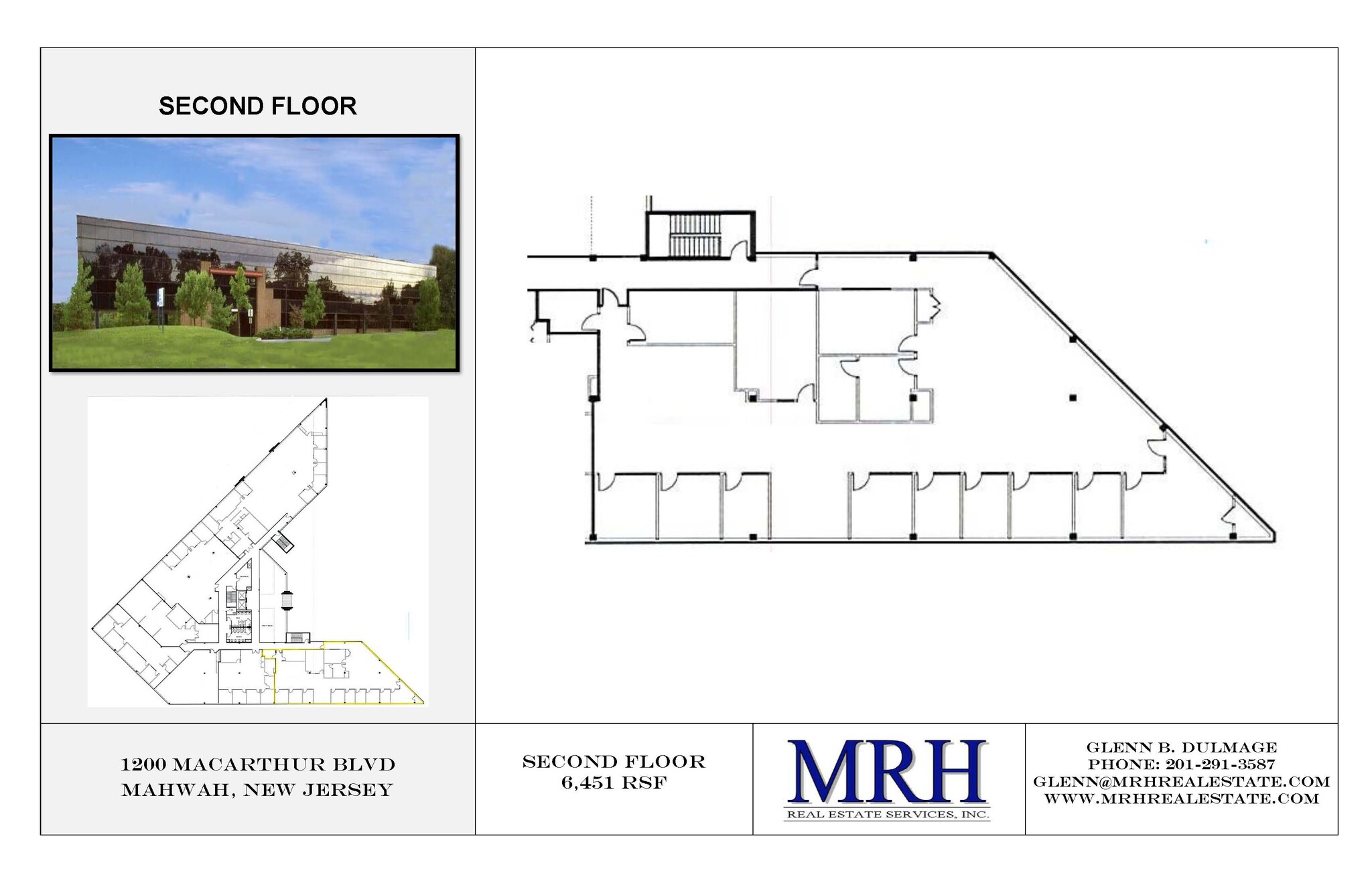 1200 MacArthur Blvd, Mahwah, NJ à louer Plan d’étage– Image 1 sur 1