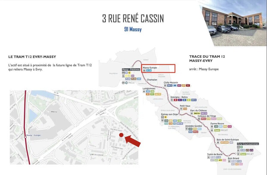 Bureau dans Massy à louer - Photo de l’immeuble – Image 3 sur 4