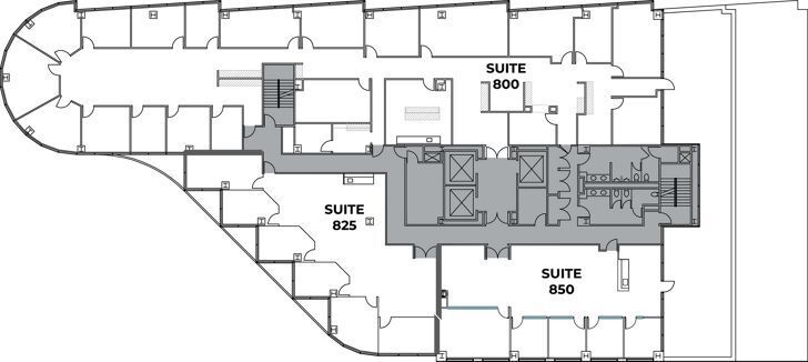 4270 Executive Sq, La Jolla, CA à louer Plan d’étage– Image 1 sur 5