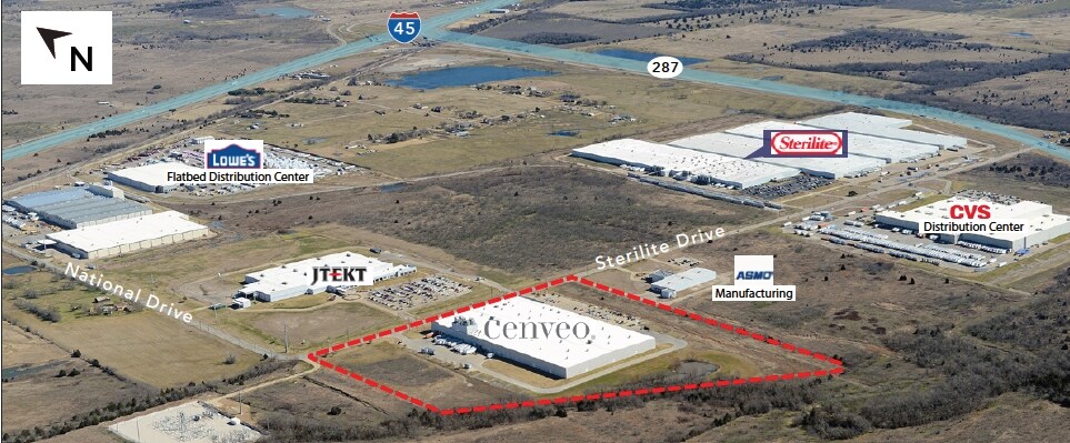 601 National Dr, Ennis, TX à louer - Aérien – Image 2 sur 17