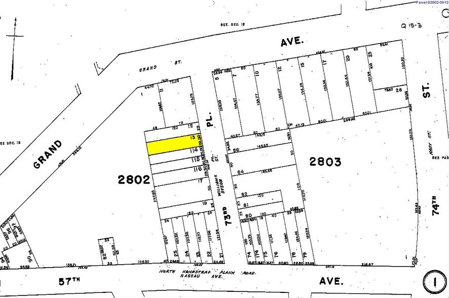 5414 73rd Pl, Flushing, NY à vendre - Plan cadastral – Image 2 sur 8