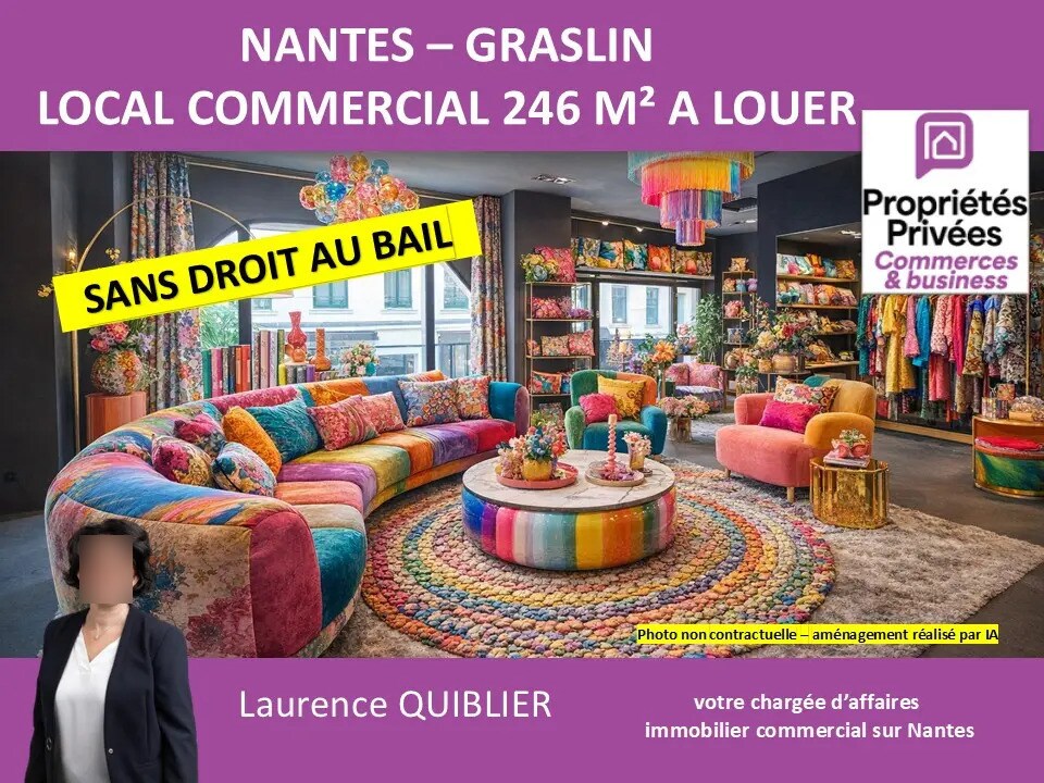 Local commercial dans Nantes à louer Photo de l’immeuble– Image 1 sur 9